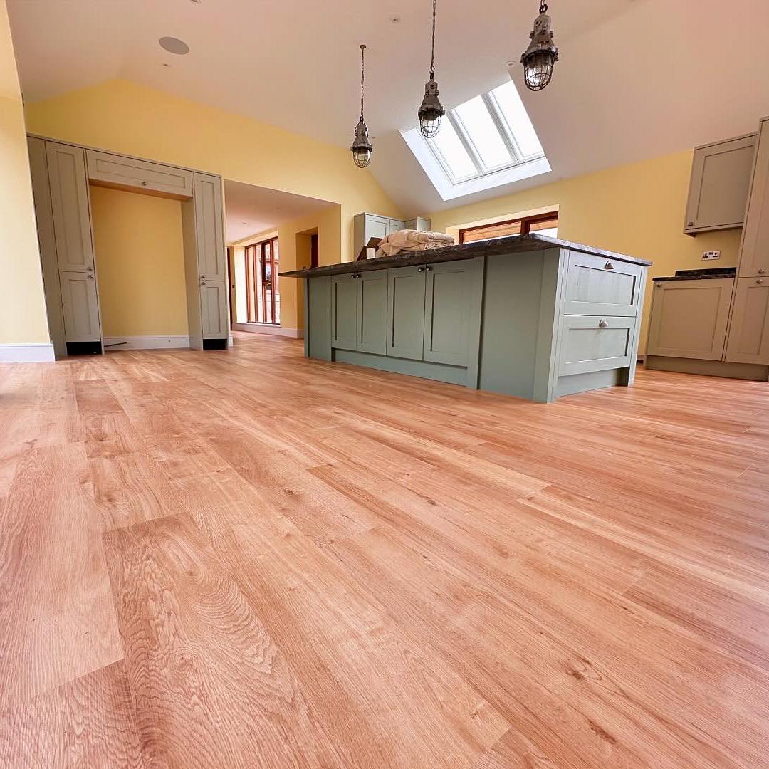 Solid oak flooring installation Devon